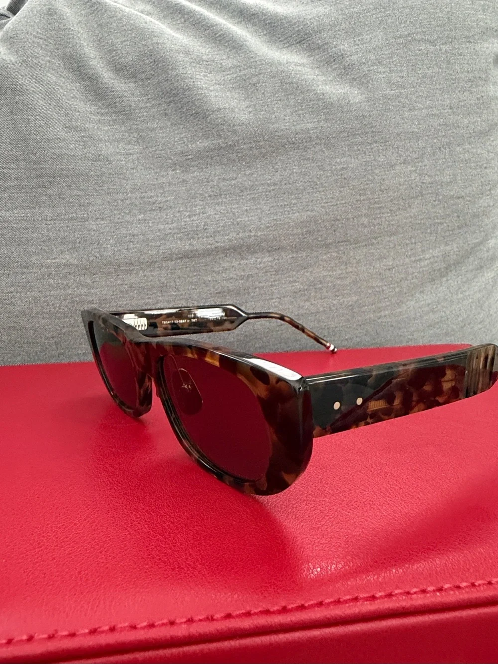 New Thom Browne Tortoiseshell TBS417 Sunglasses
